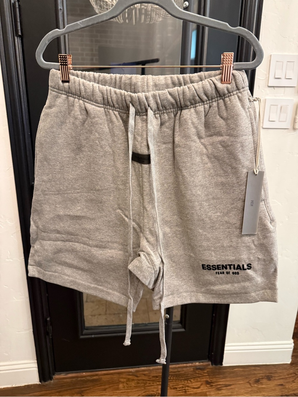 Essentials Men's dark oatmeal  Sweat Shorts